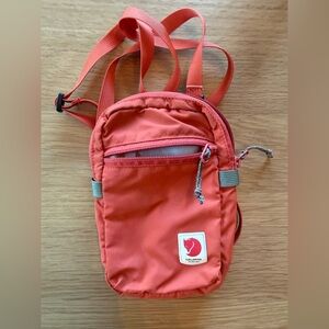 Fjällräven High Coast Convertible Crossbody Phone Pouch Bag Orange